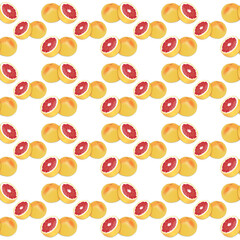 KTSP03 GrapeFruit Seamless Background Pattern illustration-Stock-Image-6000-6000