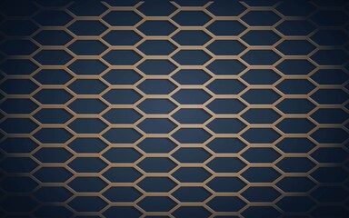 Abstract black texture background hexagon new