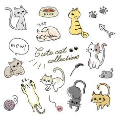 猫のイラストセット © トラノスケ
