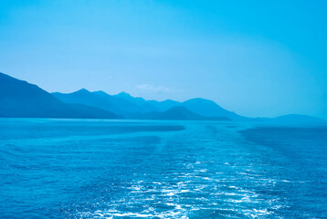 Bay of Kotor sea view. Place to visit in Montenegro.