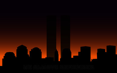 Fototapeta na wymiar New York 9/11