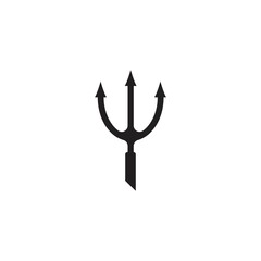 trident logo vector icon template  illustration