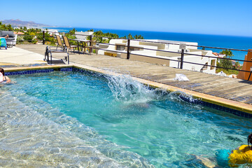 swimming pool in hotel