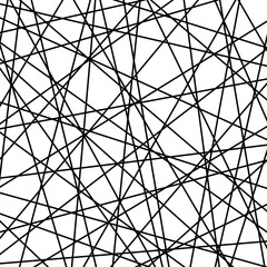 Geometric vector abstract pattern with black diagonal lines. Geometric modern black and white ornament for designs and backgrounds