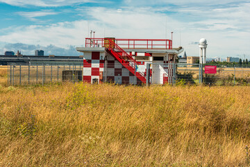 Naklejka premium Wetterstation Flughafen Tempelhof
