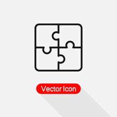 Puzzle Icon Vector Illustration Eps10