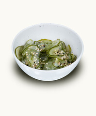 .Sunomono - Japanese Cucumber Salad with sesame seeds