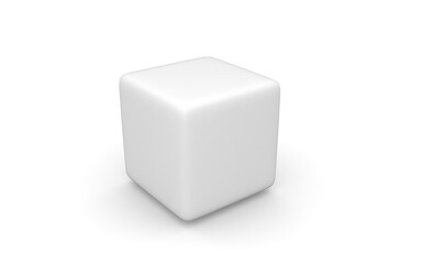 3D box on white background