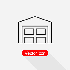 Warehouse Icon Vector Illustration Eps10