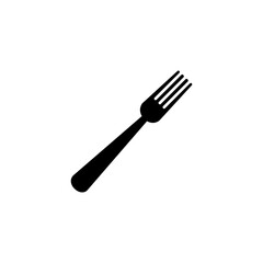 spoon, fork, knife & plate icon vector symbol of restaurant isolated illustration white background