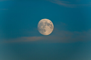 Fototapeta na wymiar Moon on the sky