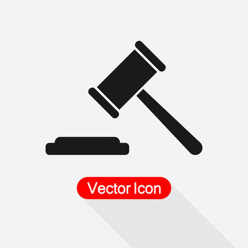 Auction Or Judge Icon Vector Illustration Eps10