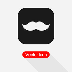 Moustache Icon Vector Illustration Eps10