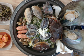 Korean-style seafood stew