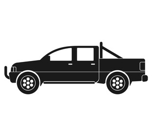 Pickup car with attractive gradation colors