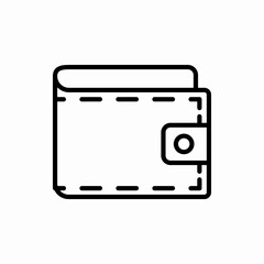 Outline wallet icon.Wallet vector illustration. Symbol for web and mobile