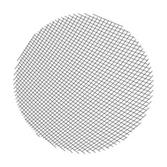 Striped vector circle