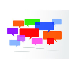 colorful bubble chat, talk, conversation, speak