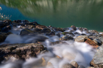 in der Schweiz großer sankt Bernhard im Sommer