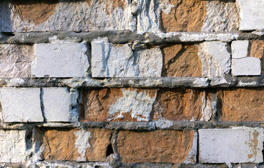 Old brickwork. Background. Graphic resources.