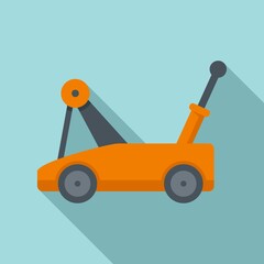 Warehouse jack-screw icon. Flat illustration of warehouse jack-screw vector icon for web design