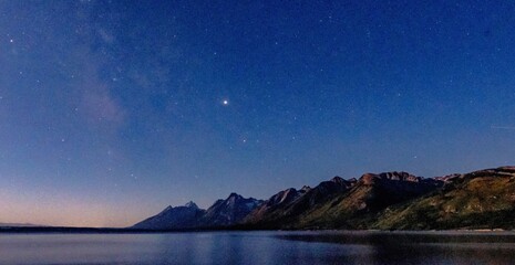 grand teton national park in wyoming early morning