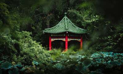Pagoda in the Forest