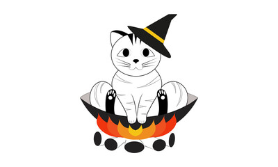 Halloween cat