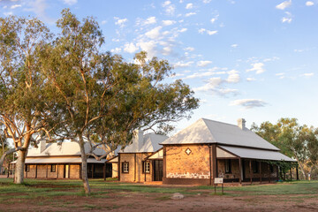 Old telegraph station built under British colonial times. Telegraph line from Adelaide to Darwin....