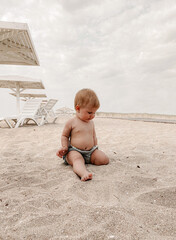 baby on the beach