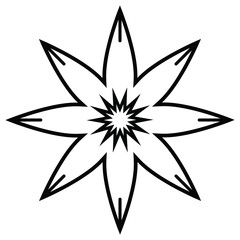 Flower icon collection - vector illustration