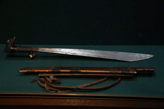 antique broadsword with scabbard - Powered by Adobe