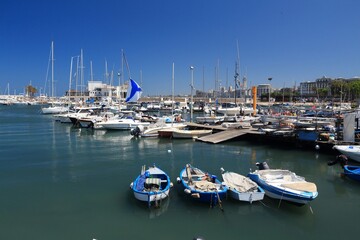 Fototapeta na wymiar Marina of Bari, Italy
