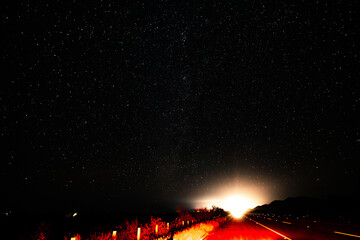 milky way galaxy baja california sur