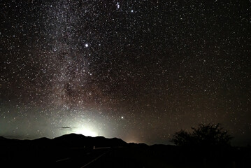 milky way galaxy baja california sur