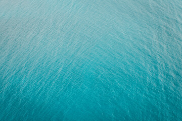 Tropical Teal Ocean Aerial