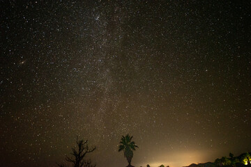 Fototapeta na wymiar milky way galaxy baja california sur