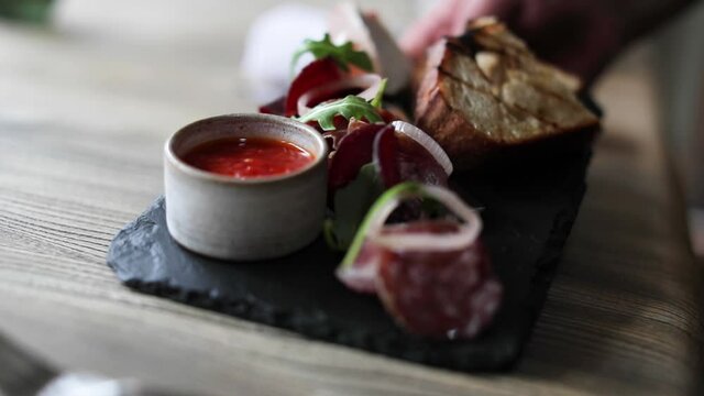 meat and cheese board