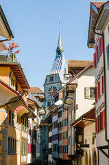 Stadt Zug, Stadt, Zug, Zytturm, Altstadt, Altstadthäuser, Zuger Altstadt, Stadtrundgang,...