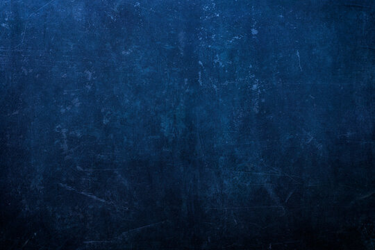 Old blue grungy wall