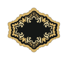 ANCIENT ROUND BAROQUE AND ARAB STYLE SYMBOL