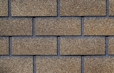 Wall of house. The wall of the house is covered with a soft roof.