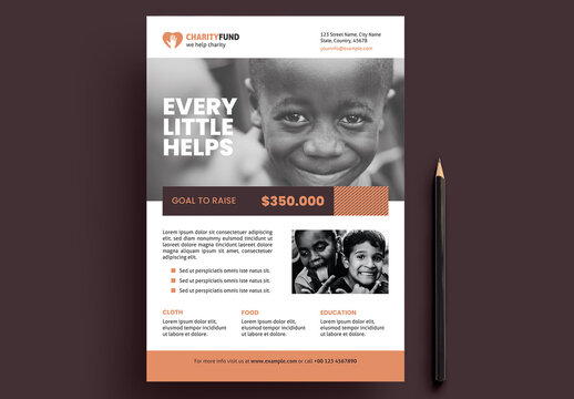 Charity Flyer Layout