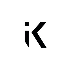 I K Logo Design