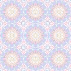 Abstract pattern. Square ornamental regular background. Seamless pattern. Vintage mosaic art pattern.