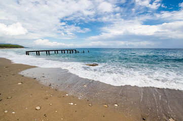 The coast of Mediterranean sea