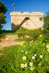 Castillo de n'Amer, siglo XVII. Punta de N' Amer.Son Servera.Mallorca.Islas Baleares. España.