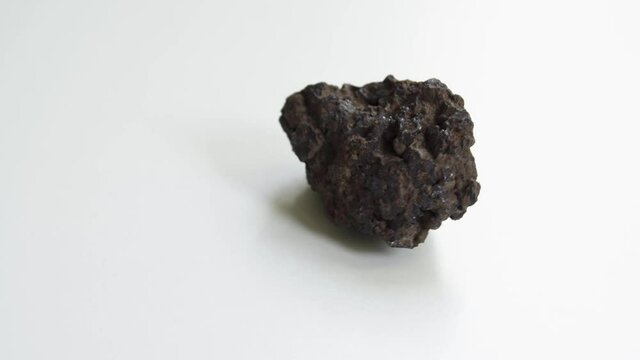 detail plutonic rock of over white background