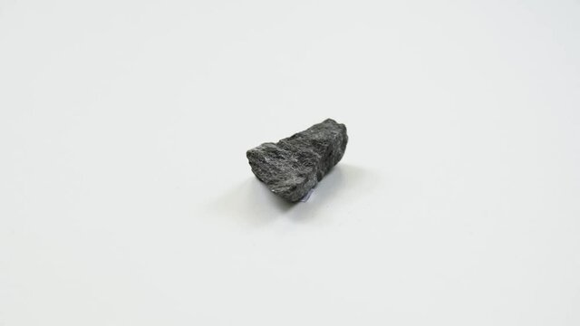 detail of rutile over white background