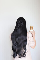 Obraz premium długie piękne włosy